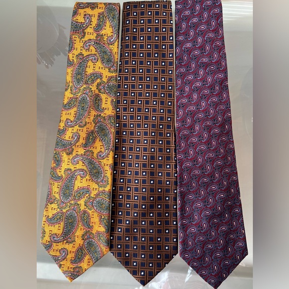 👔3️⃣Tie Lot of 3 Robert Talbott Best of Class Nordstrom Silk Neck Ties/Neckties - Picture 4 of 15